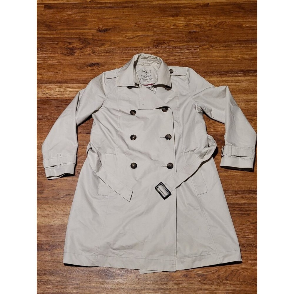 L.L. Bean Woman's Trench Coat Size Medium Regular